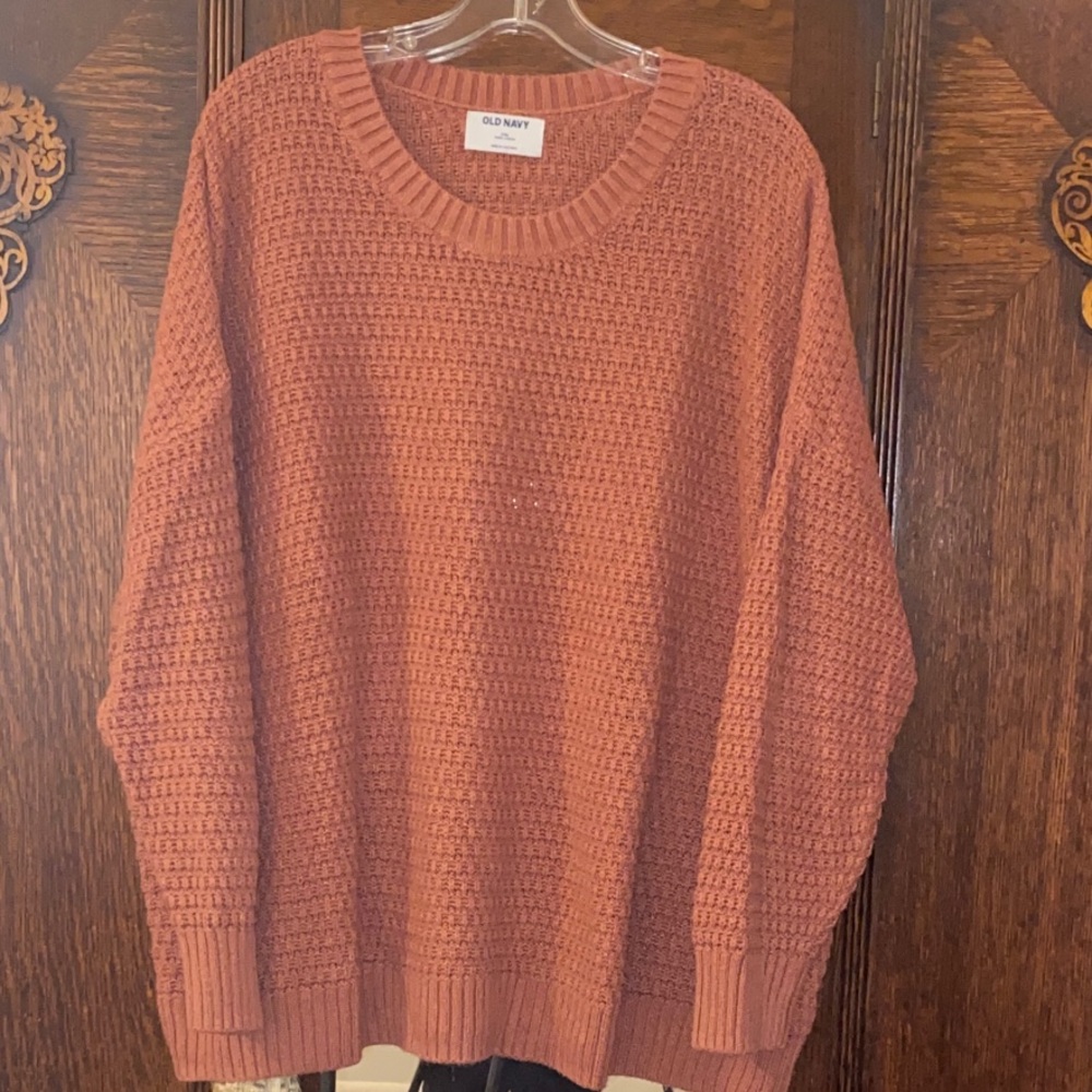 Old Navy Women's Crew Neck Sweater - Rust